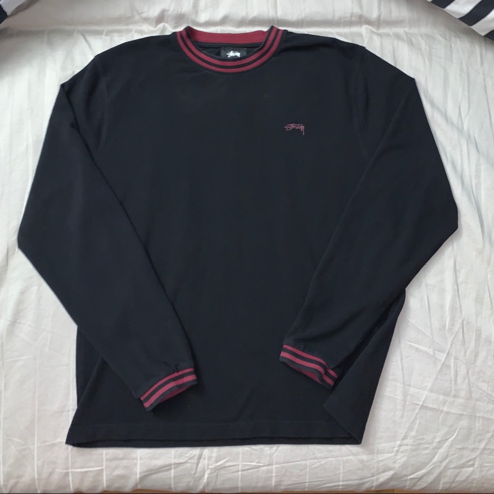 Stussy Crew Neck Long-Sleeve Shirt